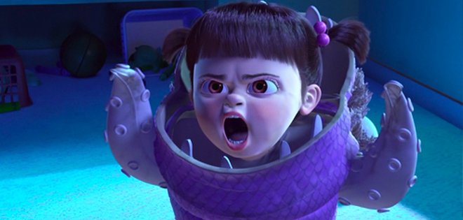 Así está la joven que hizo la voz de Boo para Monsters Inc