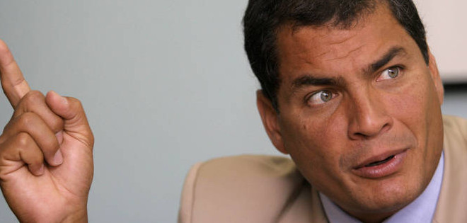 Correa dice en octubre o noviembre 2016 se sabrá si es candidato a reelección