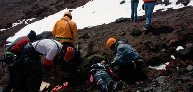 Realizan simulacro en el Parque Nacional Cotopaxi en caso de erupción