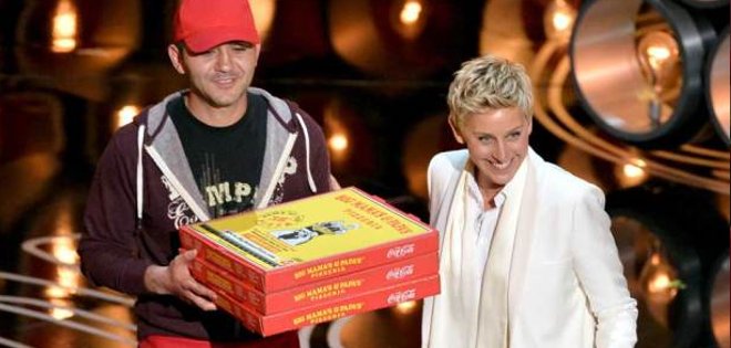 ¿Cuánta propina recibió el repartidor de pizzas en los premios Óscar?