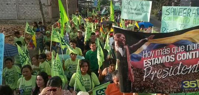 Rafael Correa llamó a “repletar” la Plaza Grande el jueves