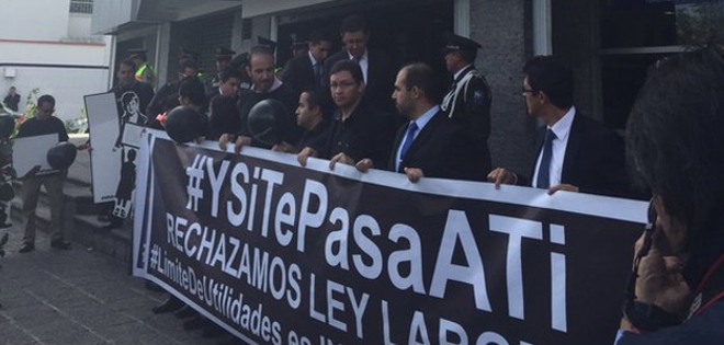 Trabajadores presentan demanda contra Ley de Justicia Laboral