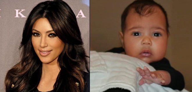 Revelan la primera foto de la hija de Kim Kardashian y Kanye West