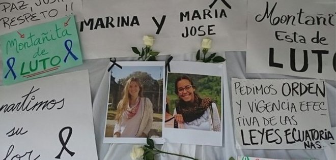 Prisión preventiva para sospechosos en caso de turistas argentinas en Montañita