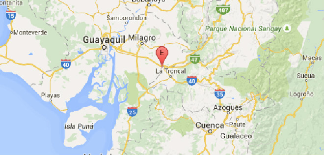 Sismo de magnitud 4.9 tuvo epicentro en La Troncal