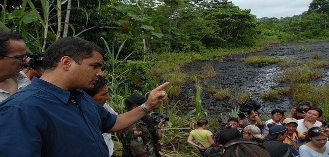 Rafael Correa dice que Chevron escogió el peor país para presionar