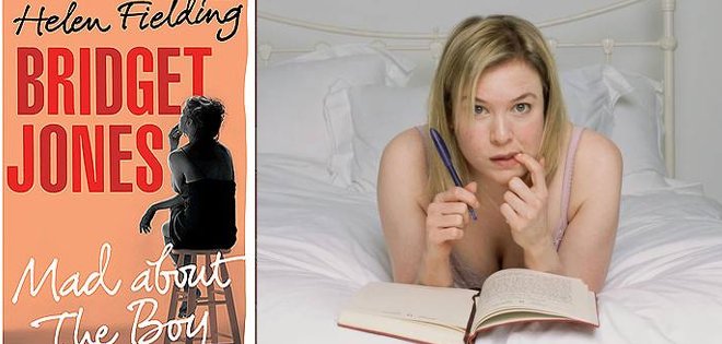 Bridget Jones, viuda y con dos hijos en su tercera novela