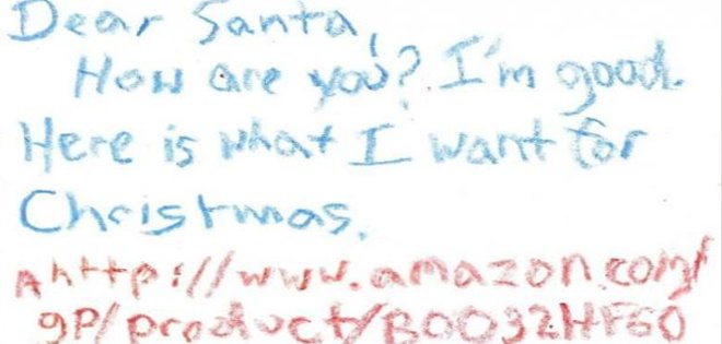 Una carta al Papá Noel del siglo XXI