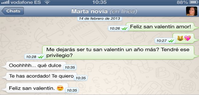 Regalan las conversaciones de WhatsApp en un libro por San Valentín