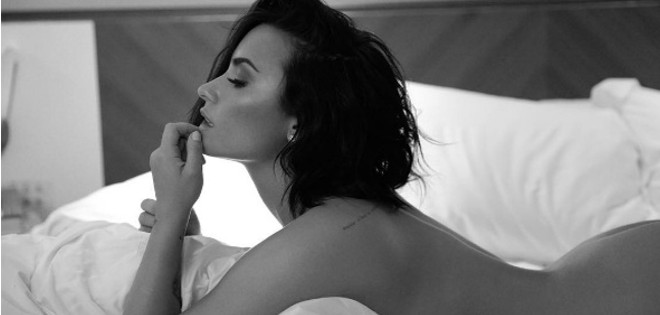 Demi Lovato al natural para promocionar nuevo single
