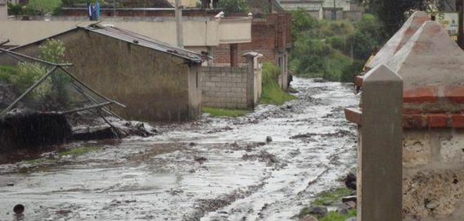 Varios sectores de San Antonio de Alao afectados por deslave