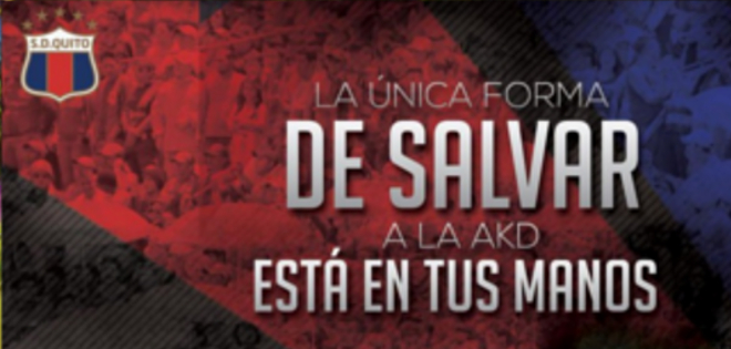 Deportivo Quito &quot;hace vaca&quot; para salvar la categoría