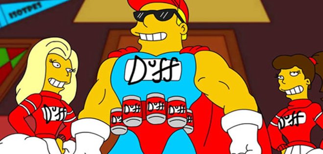 La cerveza Duff es una realidad y se pone a la venta en Chile