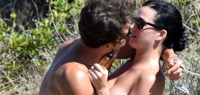 El desnudo total de Orlando Bloom junto a Katy Perry en Italia