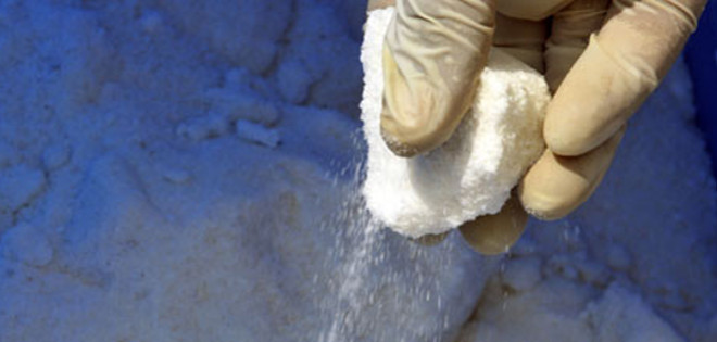 Incautan en Colombia 410 kilos de cocaína cerca de la frontera con Ecuador