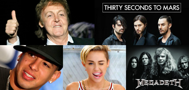 Paul McCartney, 30 Seconds to Mars, Daddy Yankee y más artistas que llegan a Ecuador