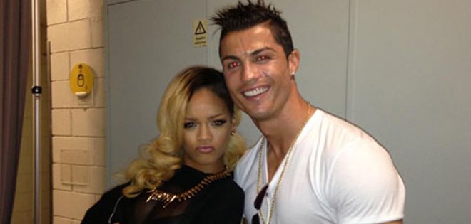 Cristiano Ronaldo y Rihanna juntos tras concierto