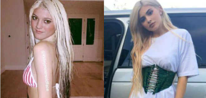 Así sería Kylie Jenner si no se hubiera operado la cara