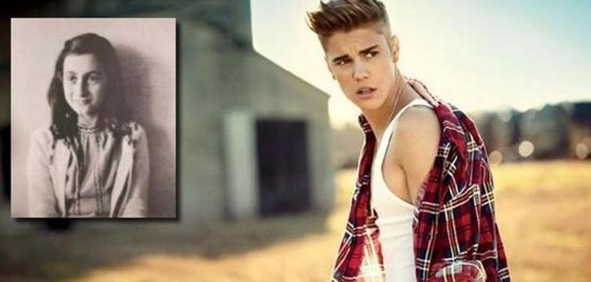 Justin Bieber: “Ana Frank habría sido una Believer”
