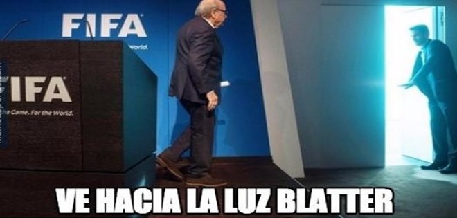 Los memes no perdonan a Blatter