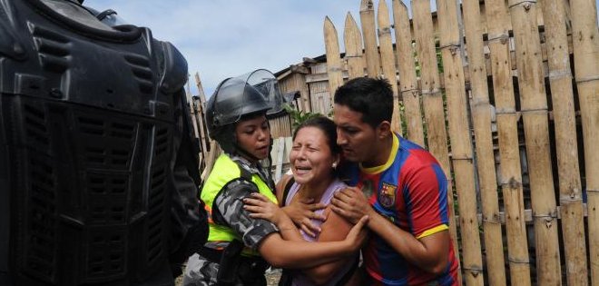 Nueve personas detenidas en operativo por invasiones en Monte Sinaí