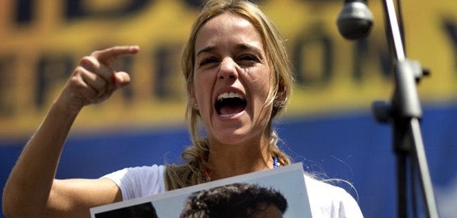 Lilian Tintori: &quot;A Leopoldo lo va a liberar el pueblo de Venezuela&quot;