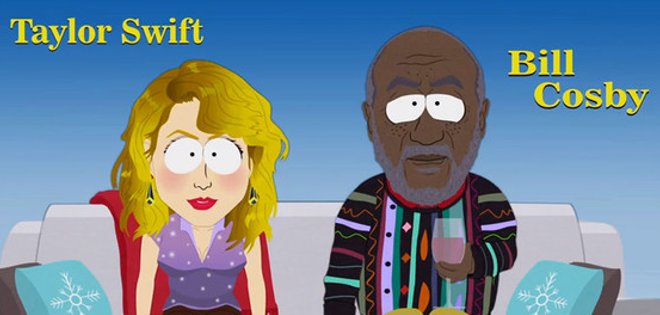 Bill Cosby intenta seducir a Taylor Swift en el especial navideño de South Park