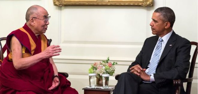 China se opone a &quot;cualquier tipo de encuentro&quot; entre Obama y el Dalái Lama