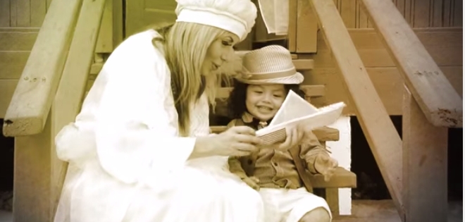 Sin saberlo Sharon grabó último video de despedida para su hijo