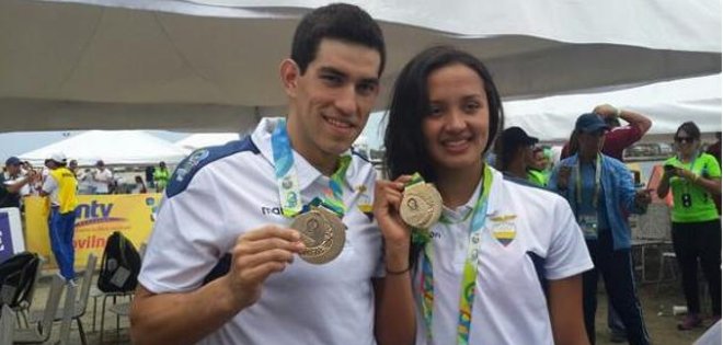 Ecuatorianos ganan medallas en Juegos Sudamericanos de Playa