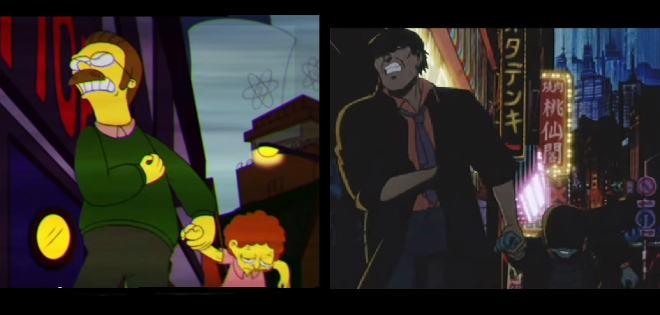 (VIDEO) Impresionante trailer del clásico japonés “Akira” simpsonizado