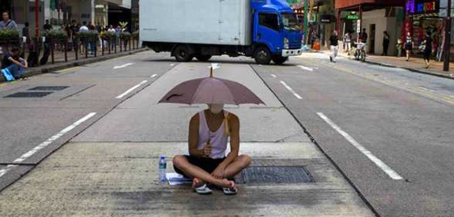 Seis cosas que solo pasan en una protesta en Hong Kong