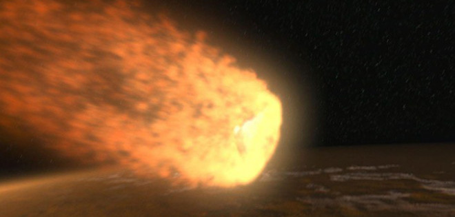 Hallan el meteorito que podría haber &#039;dado a luz&#039; la vida en la Tierra