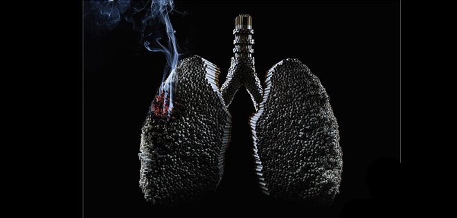 Mire el daño que 60 cigarrillos le pueden causar a sus pulmones