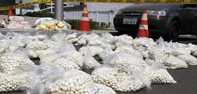 Decomisan 2,4 toneladas de drogas en menos de una semana