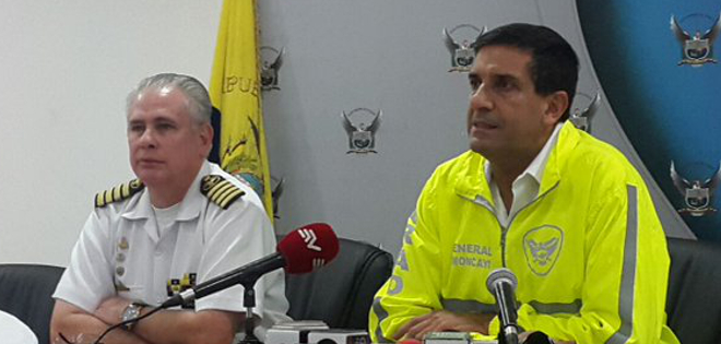 Cerca de una tonelada de droga se decomisó en Guayas y El Oro