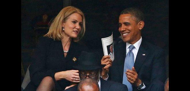 Foto &#039;selfie&#039; de Obama con primera ministra de Dinamarca se vuelve viral
