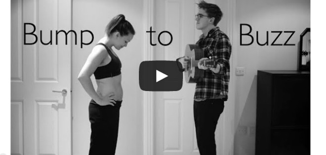 Una foto por día durante 9 meses: mira el video del embarazo de esta pareja