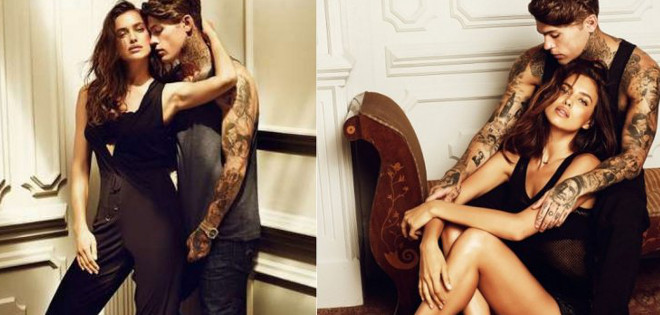 La novia de Cristiano Ronaldo, en los brazos de otro hombre