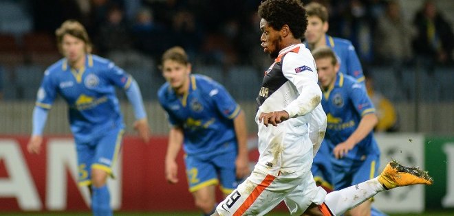 Luiz Adriano logra el &#039;cuatriplete&#039; más rápido en historia de Champions