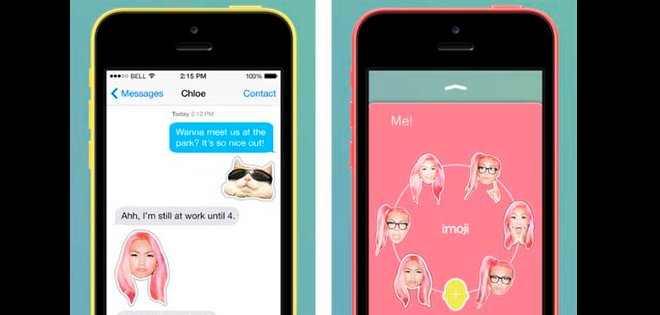 Imoji, la aplicación que permite crear emoticones con nuestra cara