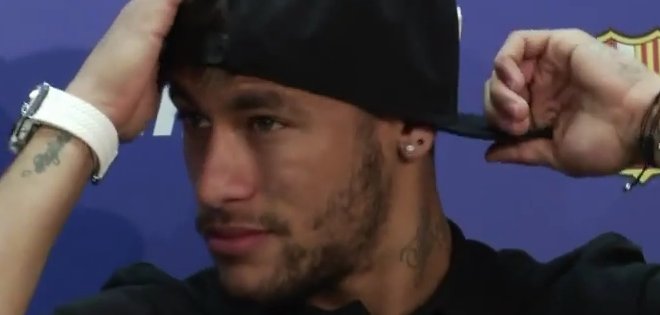 Neymar, feliz de jugar al lado de Messi
