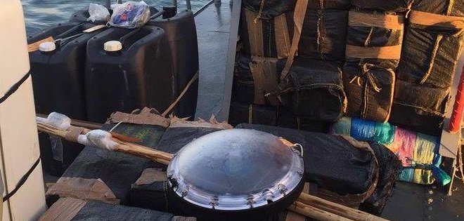 700 kilogramos de presunta droga fueron decomisados cerca de Galápagos