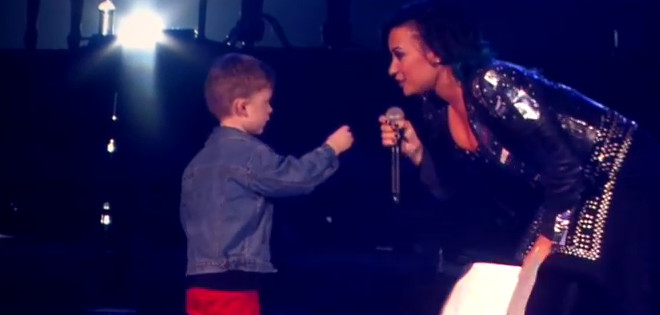 Un niño de 5 años le pidió matrimonio a Demi Lovato