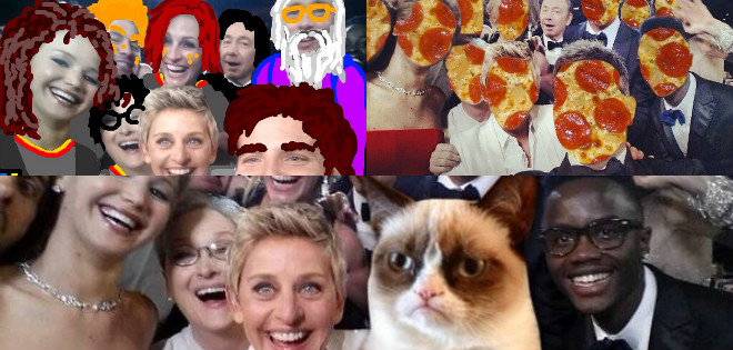 11 parodias de la &#039;selfie&#039; de Ellen DeGeneres en los Óscar