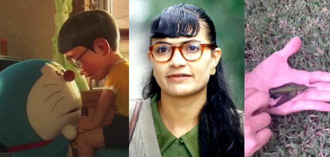 La última aventura de Doraemon y un rescate animal en #LoMásVisto