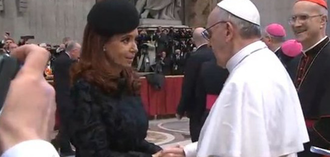 Cristina Fernández será recibida por el Papa el 17 y luego viajará a Francia
