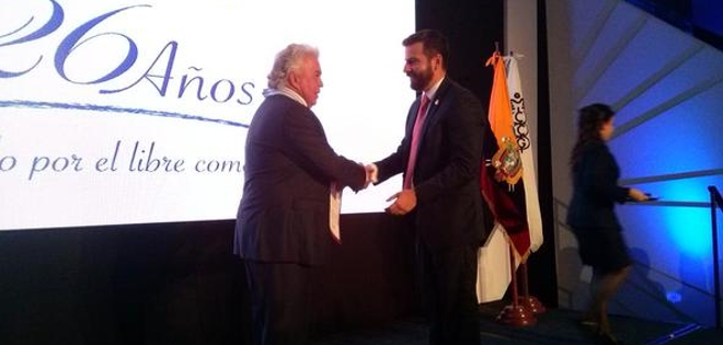 Arosemena rechazó políticas económicas del régimen durante sesión de aniversario de la CCG