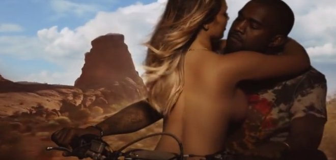 Kim Kardashian aparece desnuda con Kanye