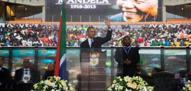 Concluye la ceremonia religiosa en honor a Nelson Mandela